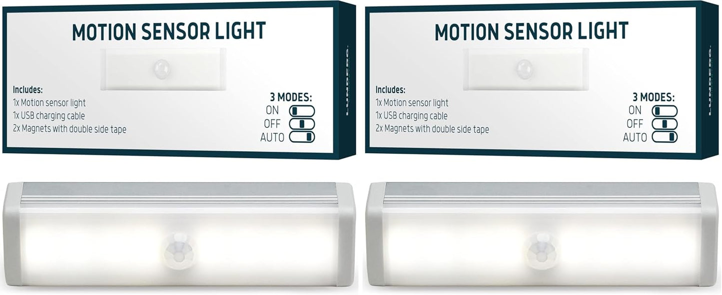 Lunderg Motion Sensor Light - Accessory LED Light for Bed Assist Rail | Replacement or Extra Light - Includes Rechargeable Battery and USB Cable