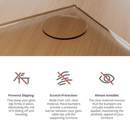 Cabinet Door Bumpers X-Protector 100 PCS – Small Felt Pads 3/8” (Brown) | Ideal Felt Bumpers – Self-Adhesive Thick Felt Dots – Bumper Pads to Protect Glass & Other Surfaces!