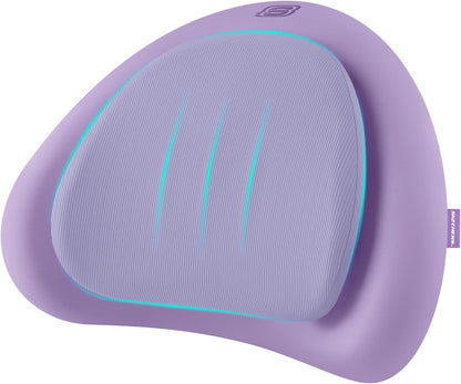 Skechers Lumbar Pillow Premium Memory Foam,Double-Layer-Office Chair Cushion for Tailbone Pain Relief,Butt Pillow for Office Chair,Car seat Cushion,Long Sitting Office Workers,and Car Drivers,Black