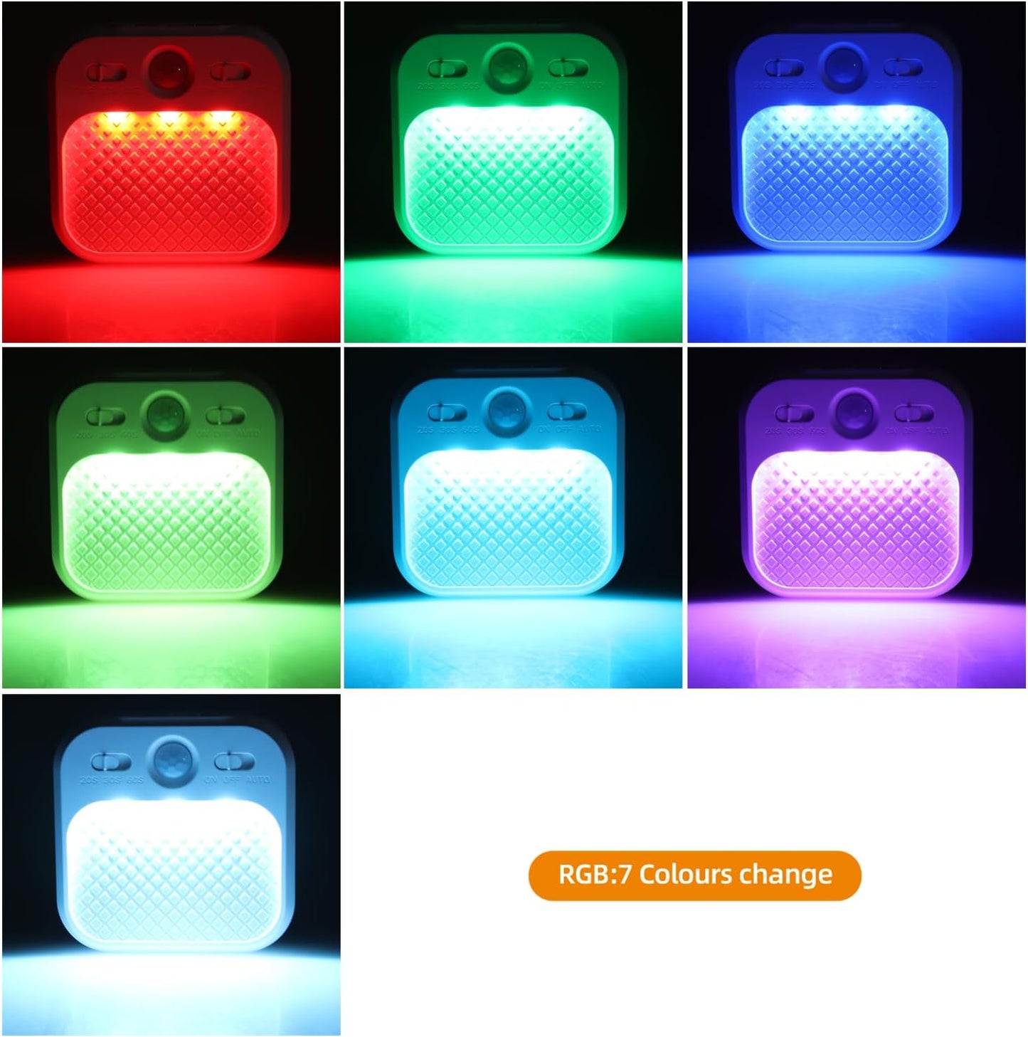 DAMI Motion Sensor Night Lights Rechargeable with Timer, Battery Cabinet Light with 3 Color Temperatures Stepless Dimming, Magnetic Closet Light for Travel, RV, Cruise Essentials 2026