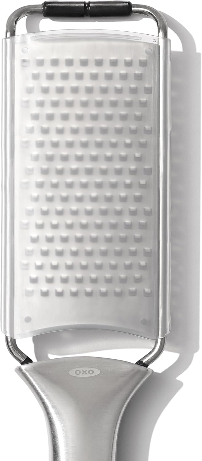 NEW OXO Good Grips Grater, Stainless Steel, Black