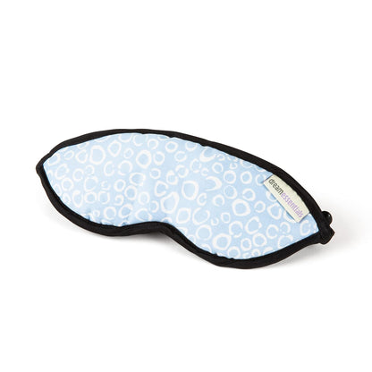 Dream Essentials Natura Organic Cotton Sleep Mask | Twilight Blue | Eye Mask for Sleeping, Light Blocking Soft Sleep Eye Cover with Eco Wool Padding | Made in USA Travel Accessories