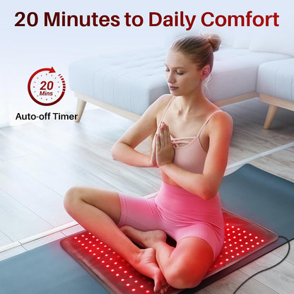 Comfytemp Red Light Pad for Body, 14.4'' x 6.1'', 660nm & Invisible 850nm
