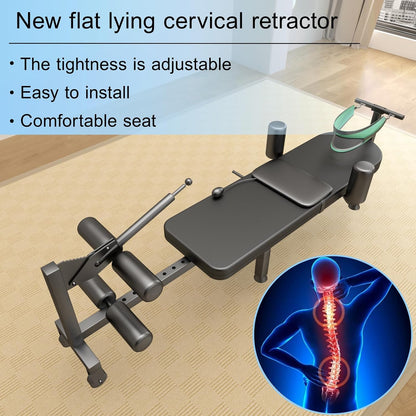 Fitness Full Body Traction Bed, Massage Cervical Traction Table & Lumbar Traction Bed, Stretch Decompression Machine for Tension Relief, Lumbar Stretching