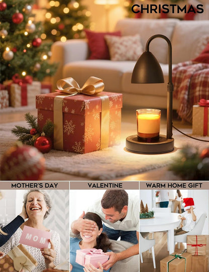 Candle Warmer Lamp with Timer Dimmer, Home Decor for Birthday Gifts Women