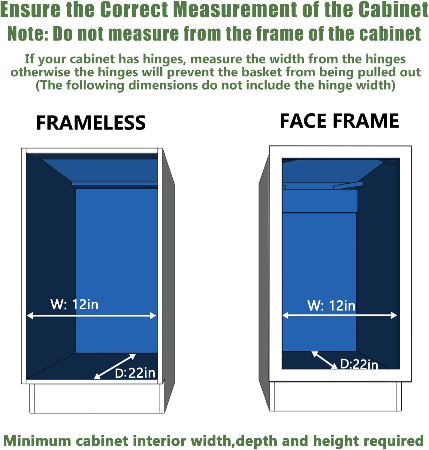 LOVMOR 2 Tier Individual Pull Out Cabinet Organizer 11" W x 18" D, Slide Out Kitchen Cabinet Storage Sliding Shelves