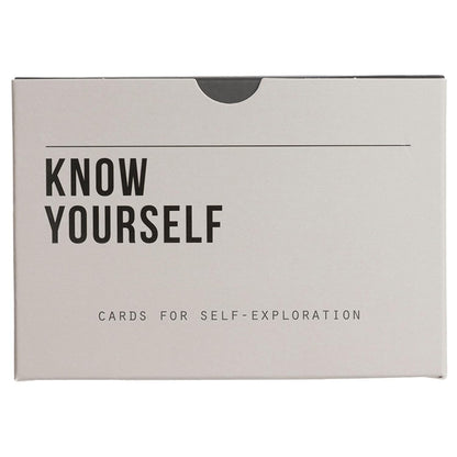 Know Yourself Prompt Cards: Cards for Self Exploration