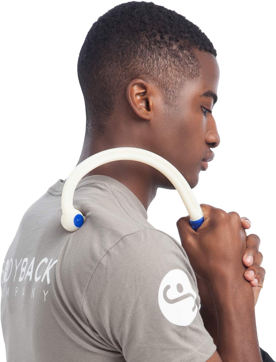 Body Back Mini Neck Massager - Travel Size Back Massager for Trigger Points | FSA Eligible Handheld Neck & Shoulder Massager, Pressure Point Relief Tool For Deep Tissue Pain Relief & Muscle Relaxation