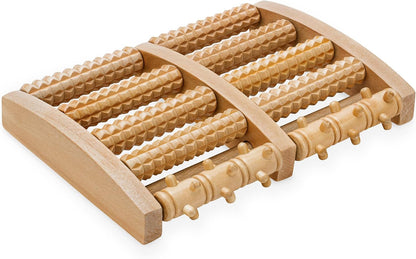 COZLOW - Foot Massager for Plantar Fasciitis Relief - Wooden Massage Roller with Arch Shape Design - Foot Pain Relief, Neuropathy, Heel Spur Pain, Stress Relief, and Relaxation - Muscle Therapy Tool
