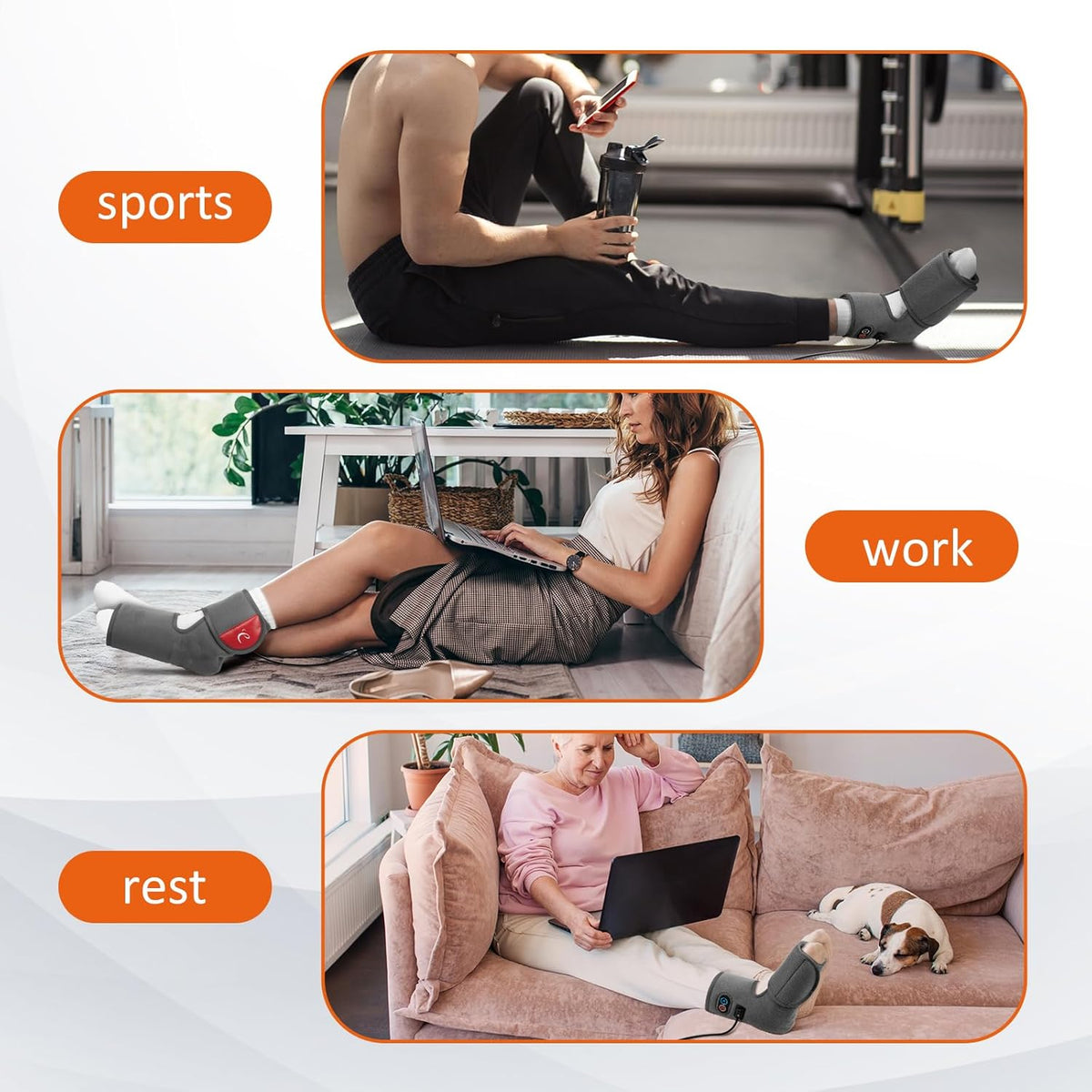Comfytemp Foot Heating Pad for Plantar Fasciitis, Foot Pain Relief Products