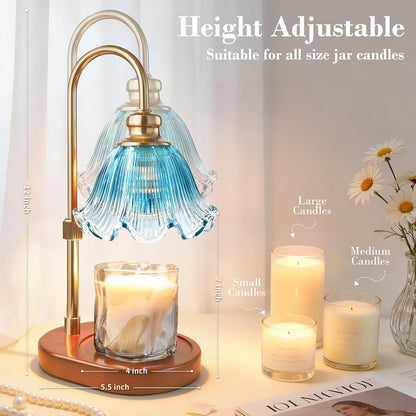 Candle Warmer Lamp with Timer, Christmas Decorations Indoor, Birthday Gifts for Women Mom, Warming Gifts for Office, Dorm, Apartment & New Home Decor