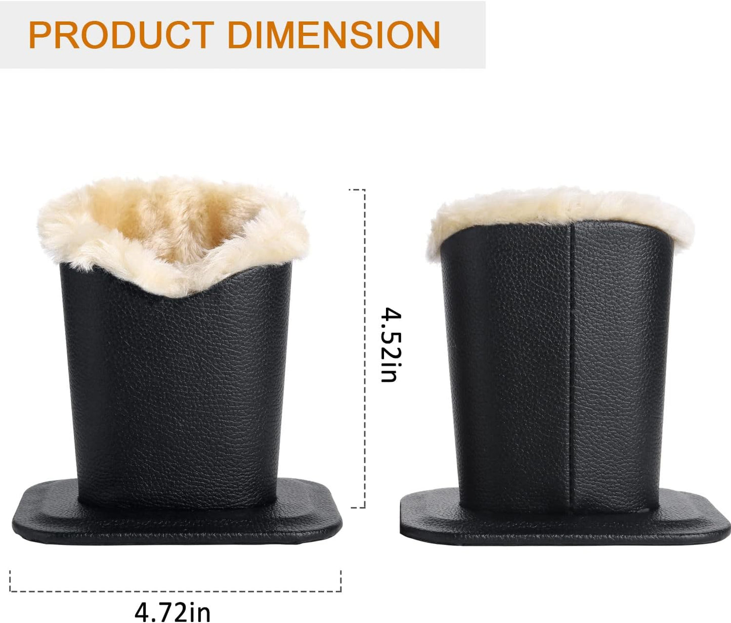 Plush Lined Eyeglasses Holder,Glasses Storage Organizer for Desk, Nightstand, Office,Eyewear Display Case,2 Packs