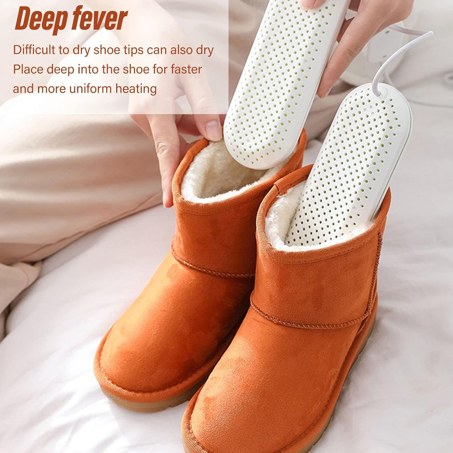 Household USB Shoe Dryer, Portable Boot Drying Student Dormitory Heater Adult Foot Deodorizing Boot Shoes Dryer with Timer for Travel Sneaker Socks Gloves Drying