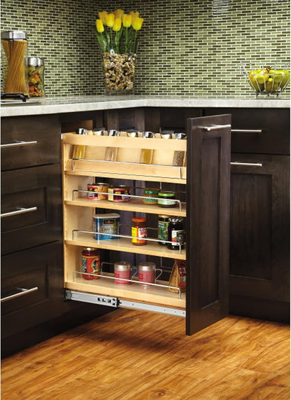 Rev-A-Shelf Wood Spice Insert Accessory for 448 Series Organizer w/Soft-Close