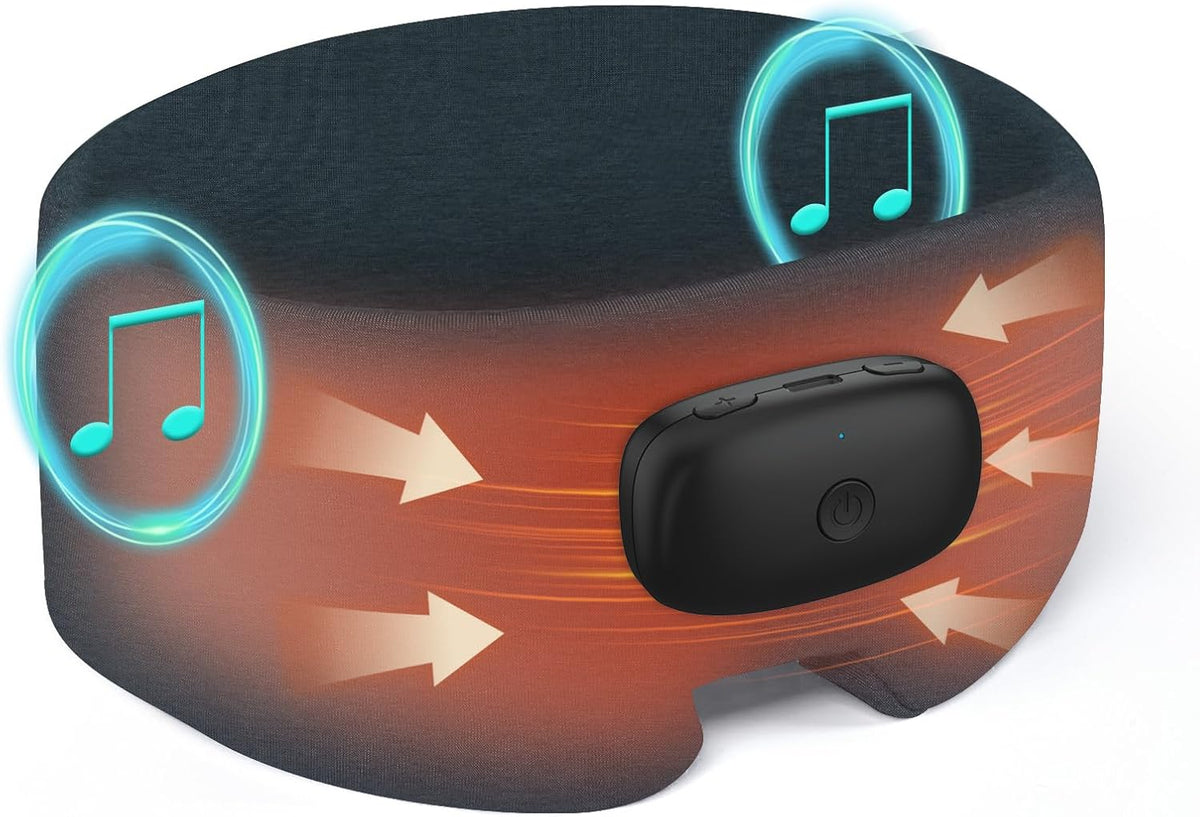 Heated Bluetooth Eye Mask for Sleep, Dry Eyes & Relaxation
