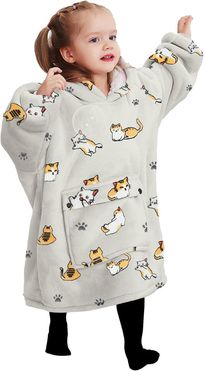Wearable Blanket Hoodie for Adults With Pocket Strawberry Hoodie | Sherpa, Fuzzy Blanket Hoodie, Oversized Sweatshirt Blanket, Kangaroo Pouch, Cute Birthday Gifts for Sister, Cute Stuff