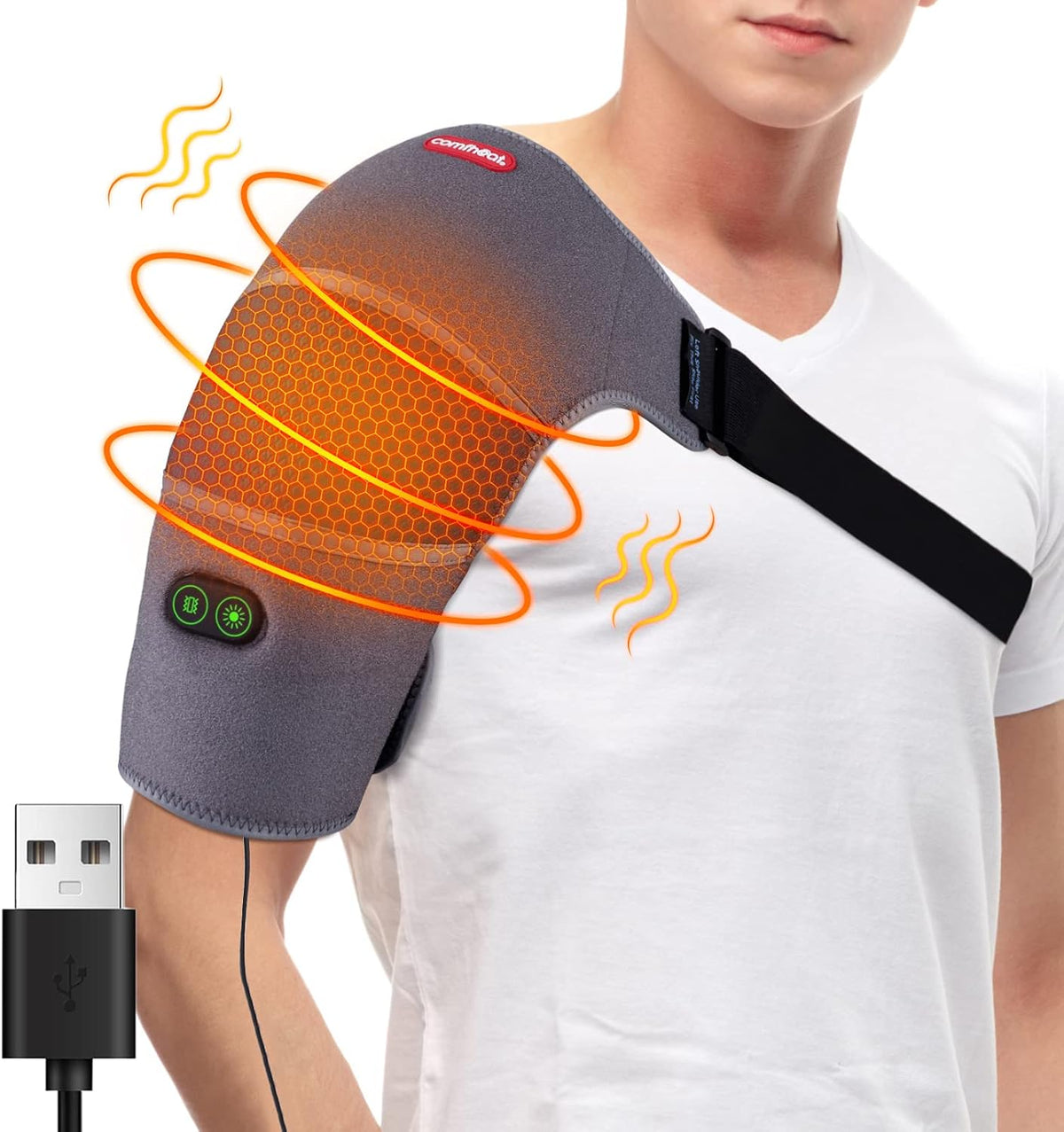 Shoulder Heating Pad Massager for Rotator Cuff Frozen Shoulder