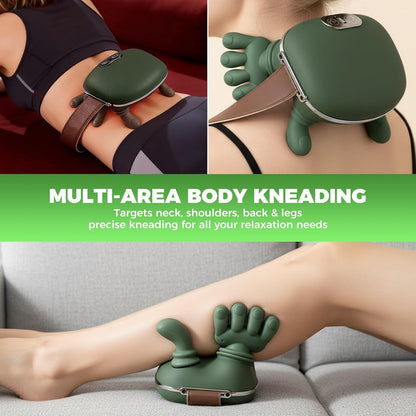 Neck Shoulder Massager with Heat, 4D Bionic Kneading Deep Tissue Relief