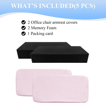 SPRING SEAON Office Chair Arm Pads Desk Chair Arm Covers Soft Elbow Cushion