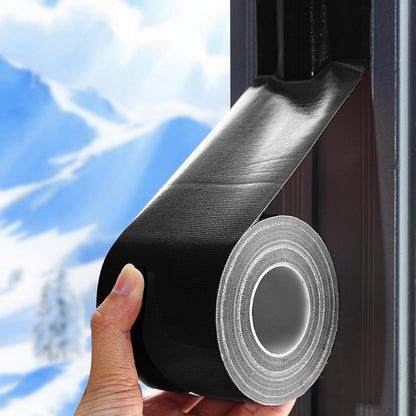 Window Sealing Tape, 20 Mil Thick Window AC Insulation Sealing Draft Tape | 3 inch X 33 FT, Blocker for Cold Heat Air, Waterproof Tape for Repair, Heavy Duty No Residue (Clear)