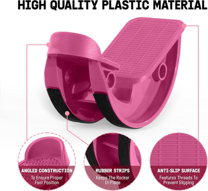 Yes4All Foot Rocker, Effective Calf Stretching and Foot Massager Stretcher for Plantar Fasciitis Relief, Improved Flexibility, Ergonomic Design for Home Exercise