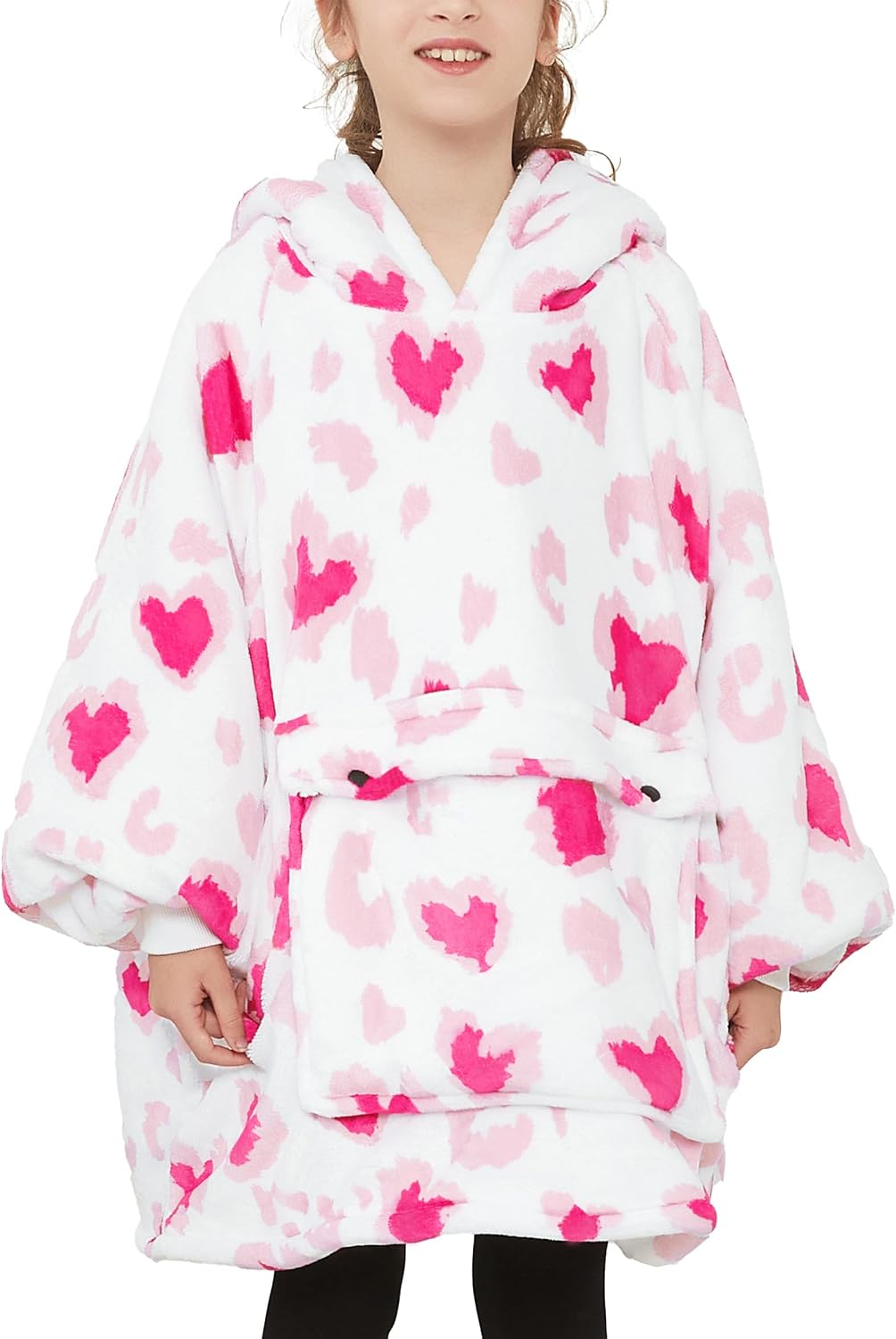 Wearable Blanket Hoodie for Adults With Pocket Strawberry Hoodie | Sherpa, Fuzzy Blanket Hoodie, Oversized Sweatshirt Blanket, Kangaroo Pouch, Cute Birthday Gifts for Sister, Cute Stuff