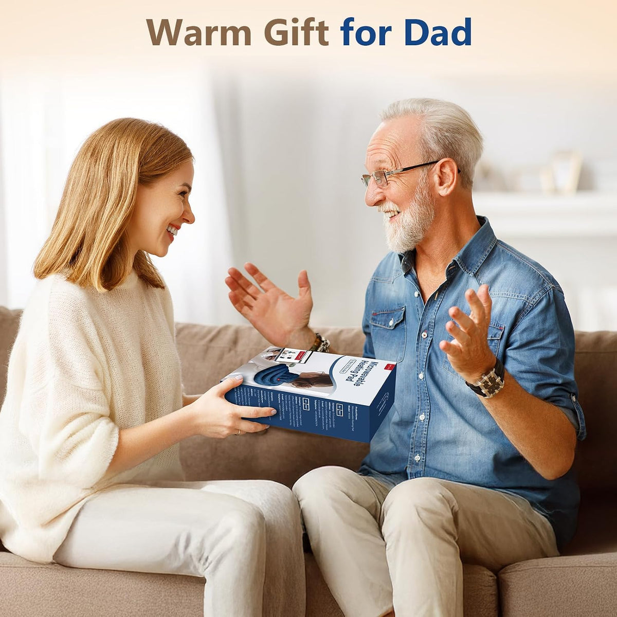 Comfytemp Microwavable Heating Pad for Neck and Shoulders, Weighted Wrap