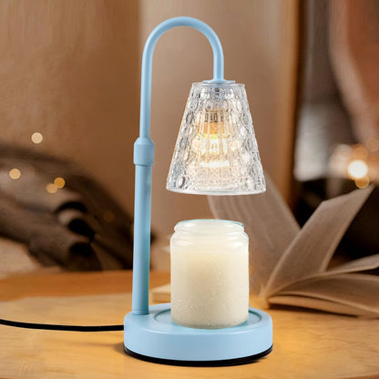 Candle Warmer Lamp with Timer Dimmable, Wax Melt Warmer, Black | Birthday Gifts for Women Mom, House Warming Gifts New Home Room Decor for Scented Jar, Height Adjustable