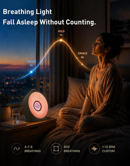 Dekala Sunrise Alarm Clock with Pulse Wake, 7-Day Programmable 4 Loud Alarm