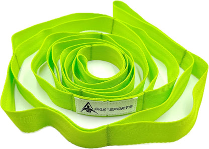 Stretching Strap Yoga Strap with Loops for Physical Therapy, Non-Elastic | 10 Loops, 75 inches length, Multi-Color Selection for Yoga Strap for Stretching, Pilates, Dance and Gymnastics