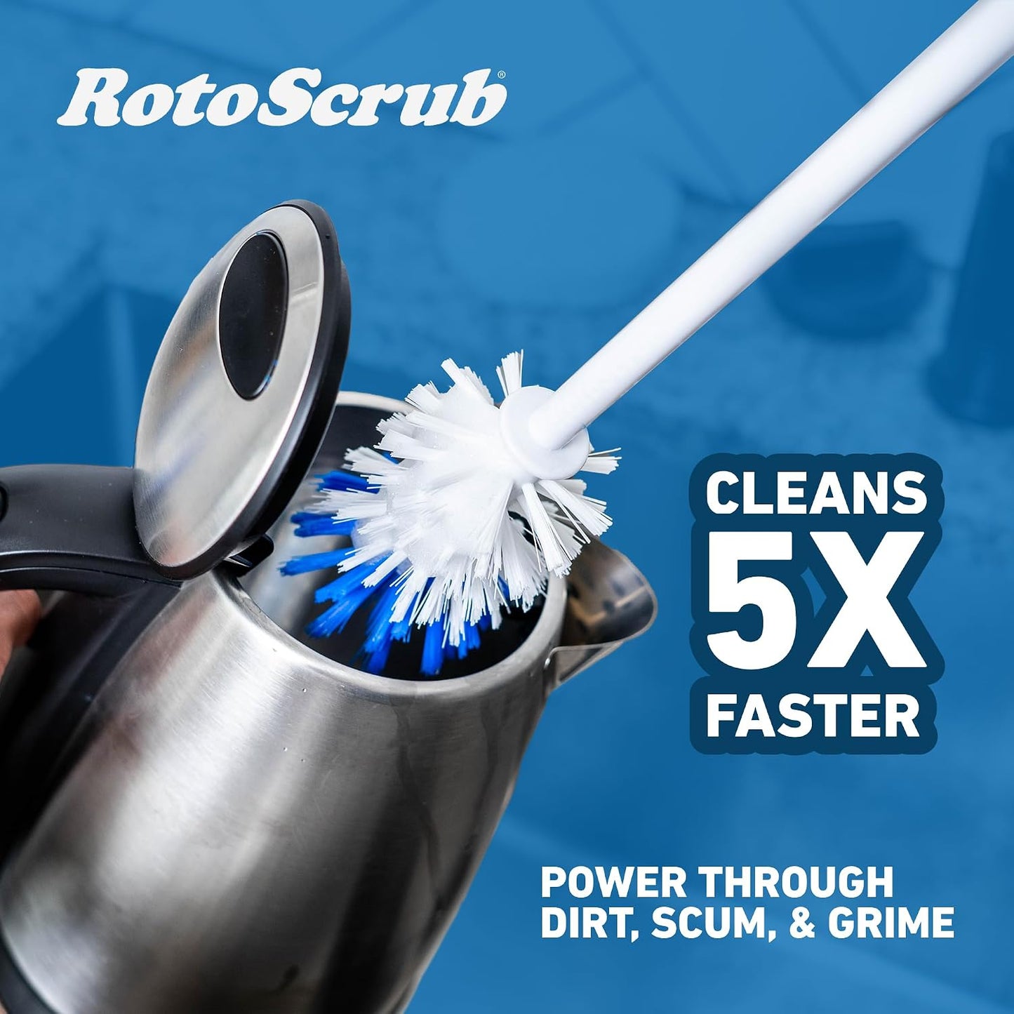 Multi-Purpose Drill Brush Attachment, Showers, Tubs, Carpet, Tile, Grout, Medium Bristle for Ultimate Cleaning Power