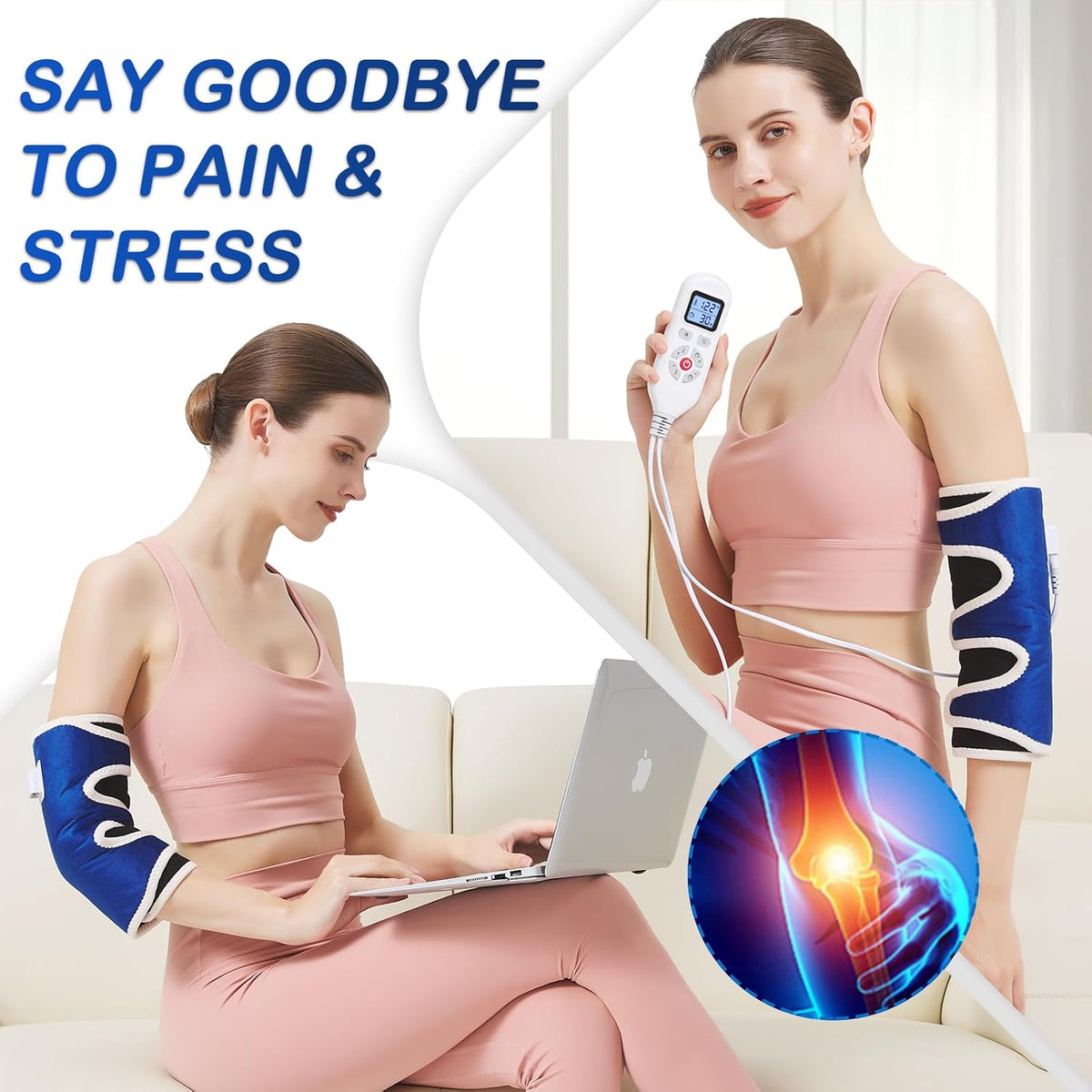 Foot Warmer, Electric Heating Pad for Foot&Ankle Pain Relie Fast Heating