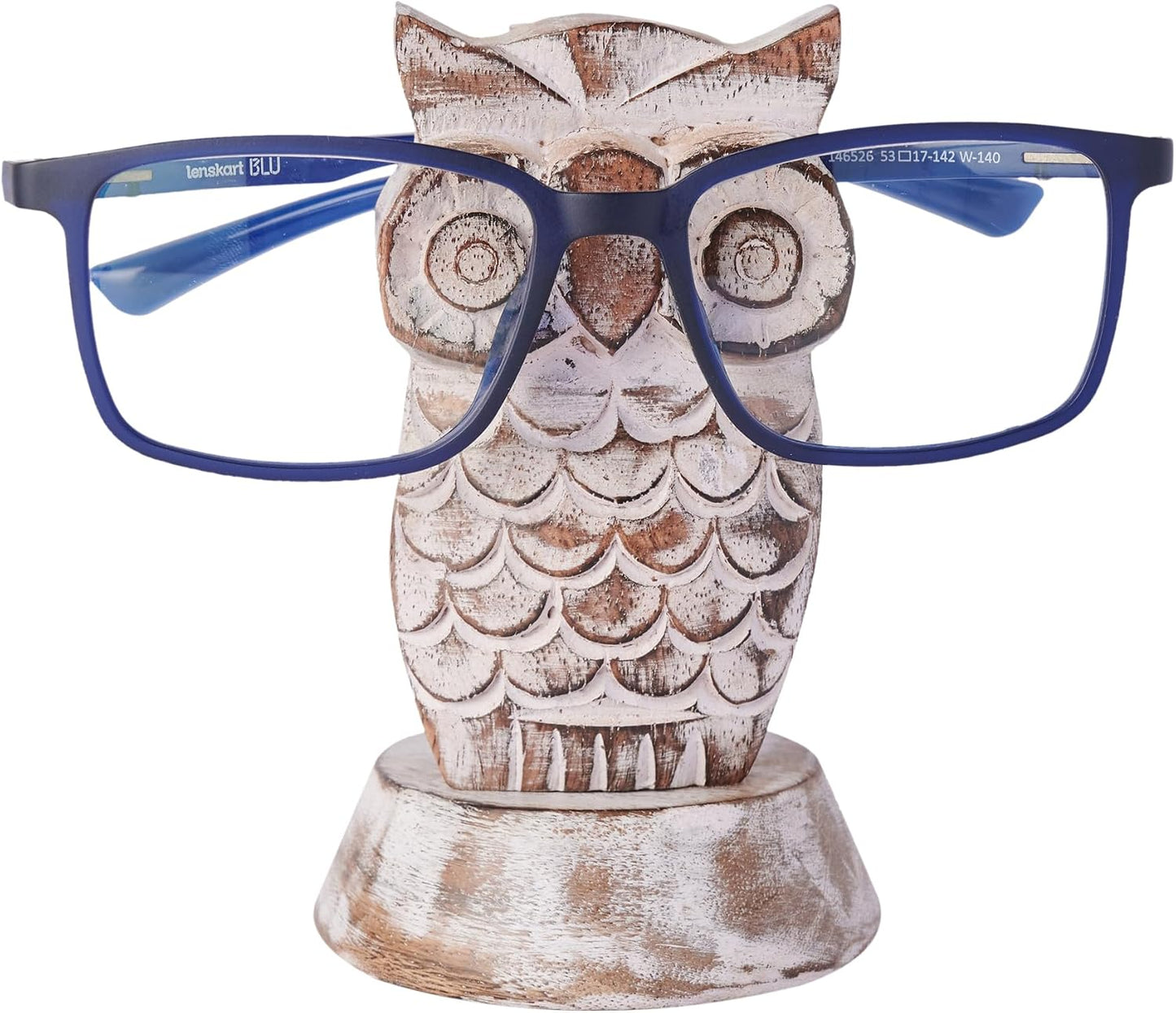 Birthday Gifts for Women Wooden Owl Glasses Holder Night Stand Reading Eyeglass Spectacle Retainer Gifts for Adults Women Men Him Her Mom Dad Car