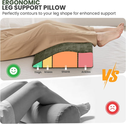 idee-home Recliner Leg Rest Cushion, Recliner Footrest Extender Pillow