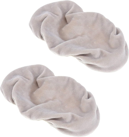 Office Chair Armrest Pads Covers Cushions Slipcovers (Dark Grey)