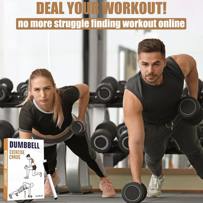Bodyweight Workout Cards for Women & Men-50 Bodyweight Workout Cards，Includes 2 Rings& Dry-Erase for Easy Organization-Home, Gym or Studio (Bodyweight)