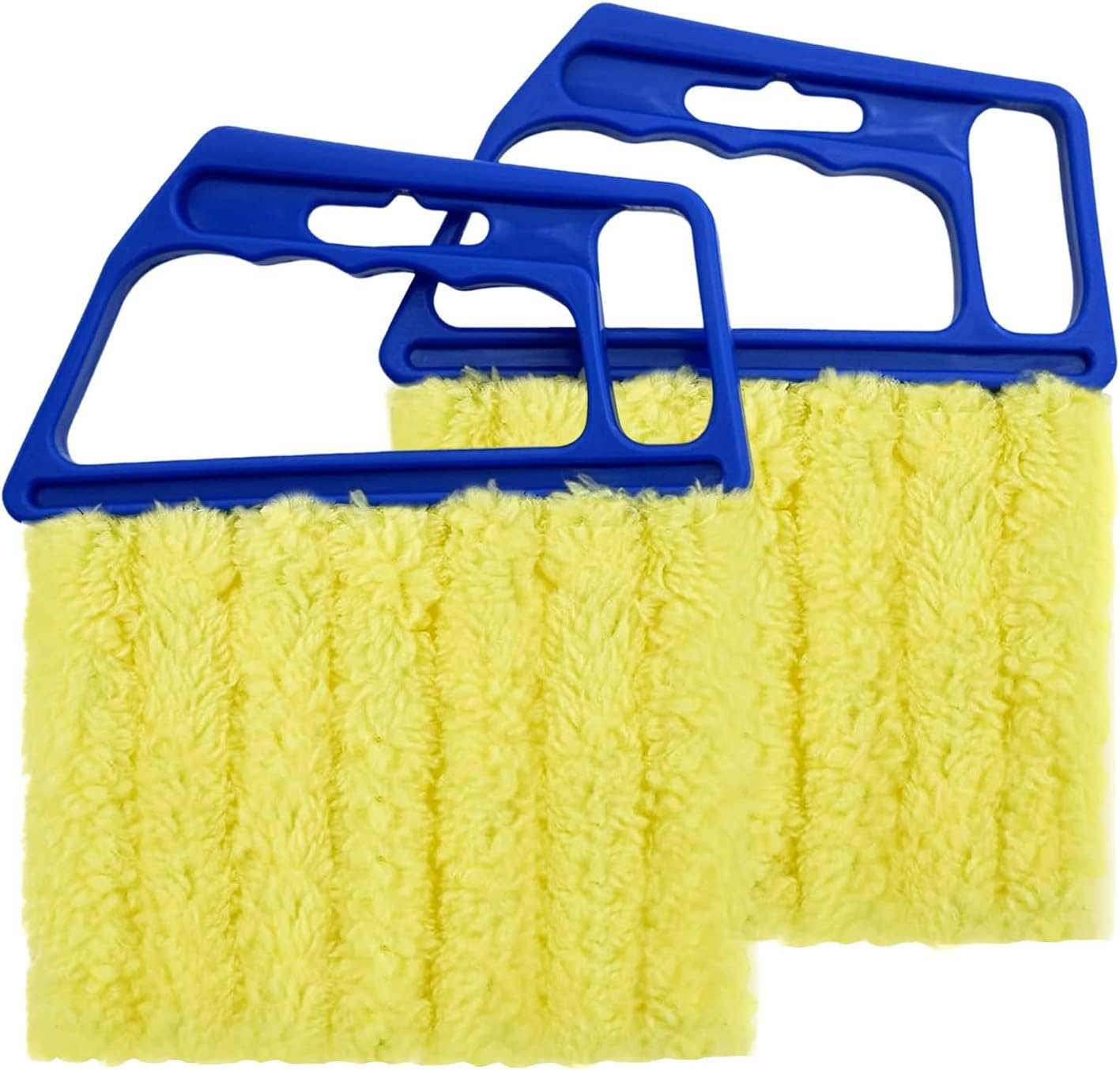 2 Pcs Blinds Cleaner Duster Tool 7 Finger Microfiber Washable Mini Window Dusters for Cleaning Dust Remova for Window Air Conditioner Vent Fans Venetian Shades Wood Blinds Dust Dirt