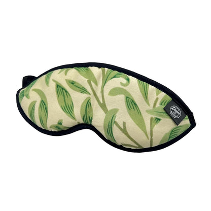 Dream Essentials Natura Organic Cotton Sleep Mask | Twilight Blue | Eye Mask for Sleeping, Light Blocking Soft Sleep Eye Cover with Eco Wool Padding | Made in USA Travel Accessories
