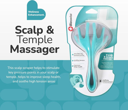 BioSwiss 2-Pack Handheld Full Body Massager, 4-Leg Pressure Point Tool for Back, Neck, and Shoulder, Includes 1 Large and 1 Small