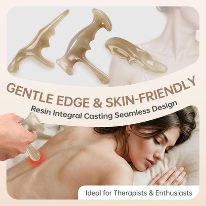 Manual Trigger Point Massage Tool With Thumb Saver For Deep Tissue Massage