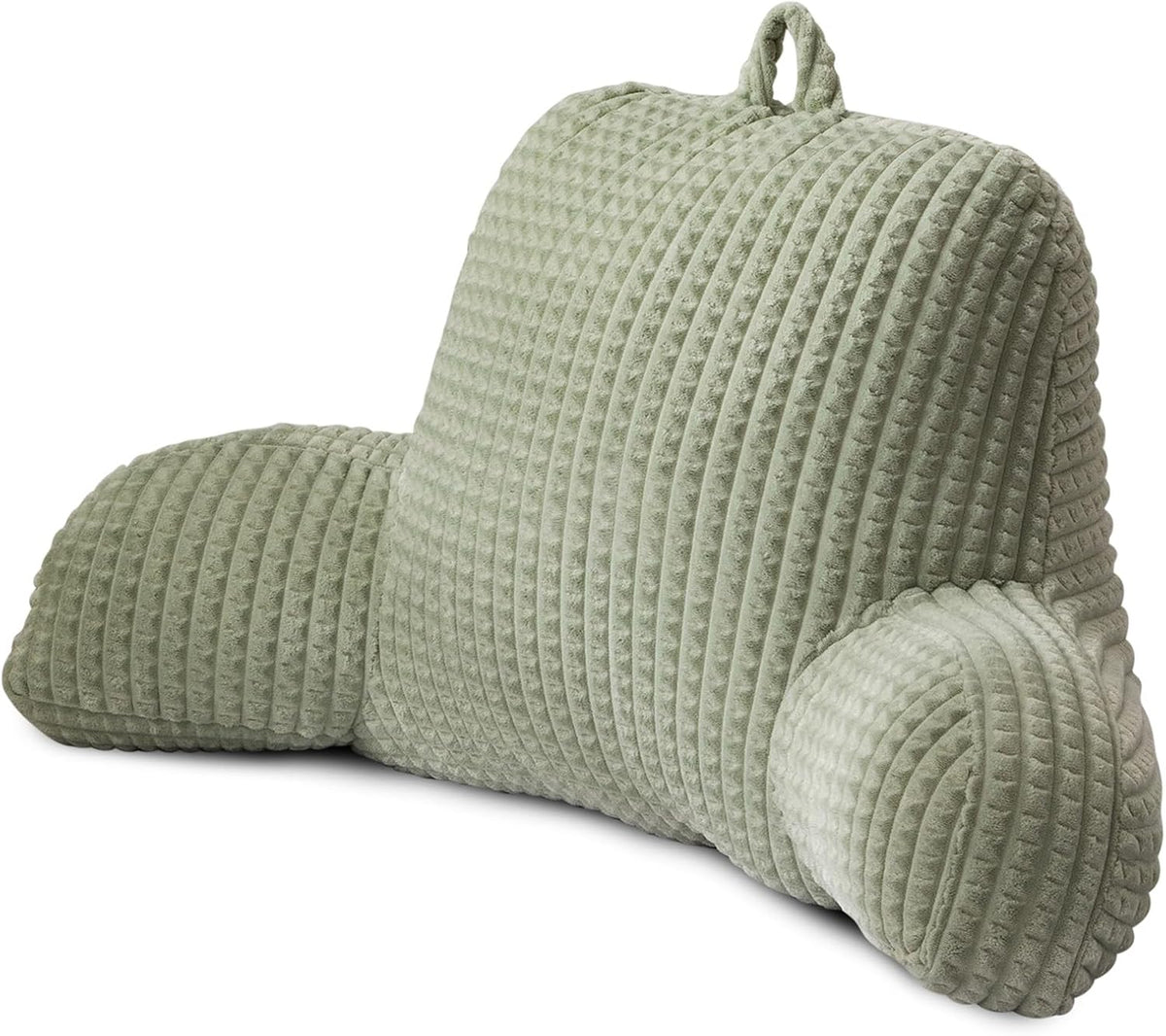 A Nice Night Darkgrey 17" Bed Wedge Pillows with Arms for Sitting