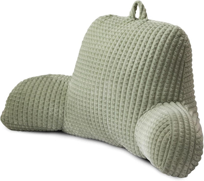 A Nice Night Darkgrey 17" Bed Wedge Pillows with Arms for Sitting