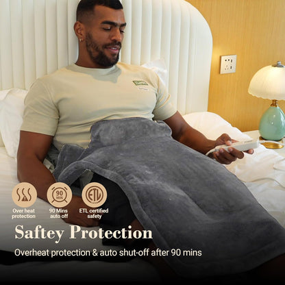 COMFIER Electric Heating Pad for Back, Neck and Shoulders, FSA Eligible HSA