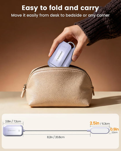 Glocusent 13 LED Book Lights for Reading at Night, Gifts for Book Lovers