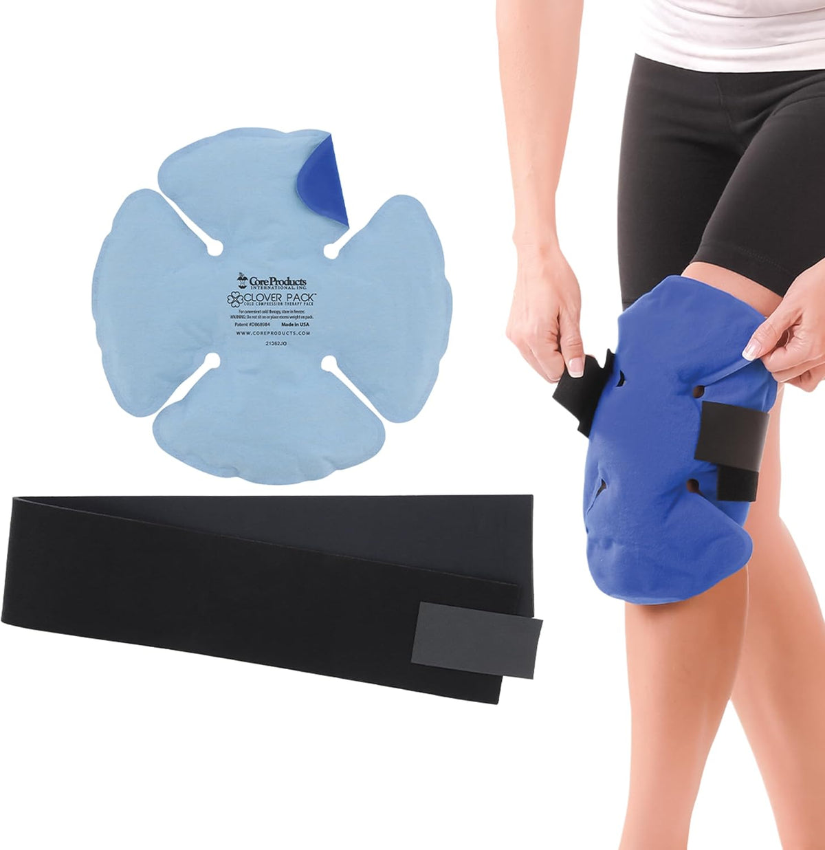 Reusable Hot & Cold Therapy Pack for Knee, Back, Shoulder & Ankle Pain (Cervical - 6 x 20 inch)