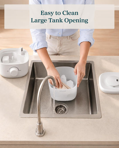 Levoit Humidifiers for Bedroom, Smart Warm and Cool Mist, Symptom Relief