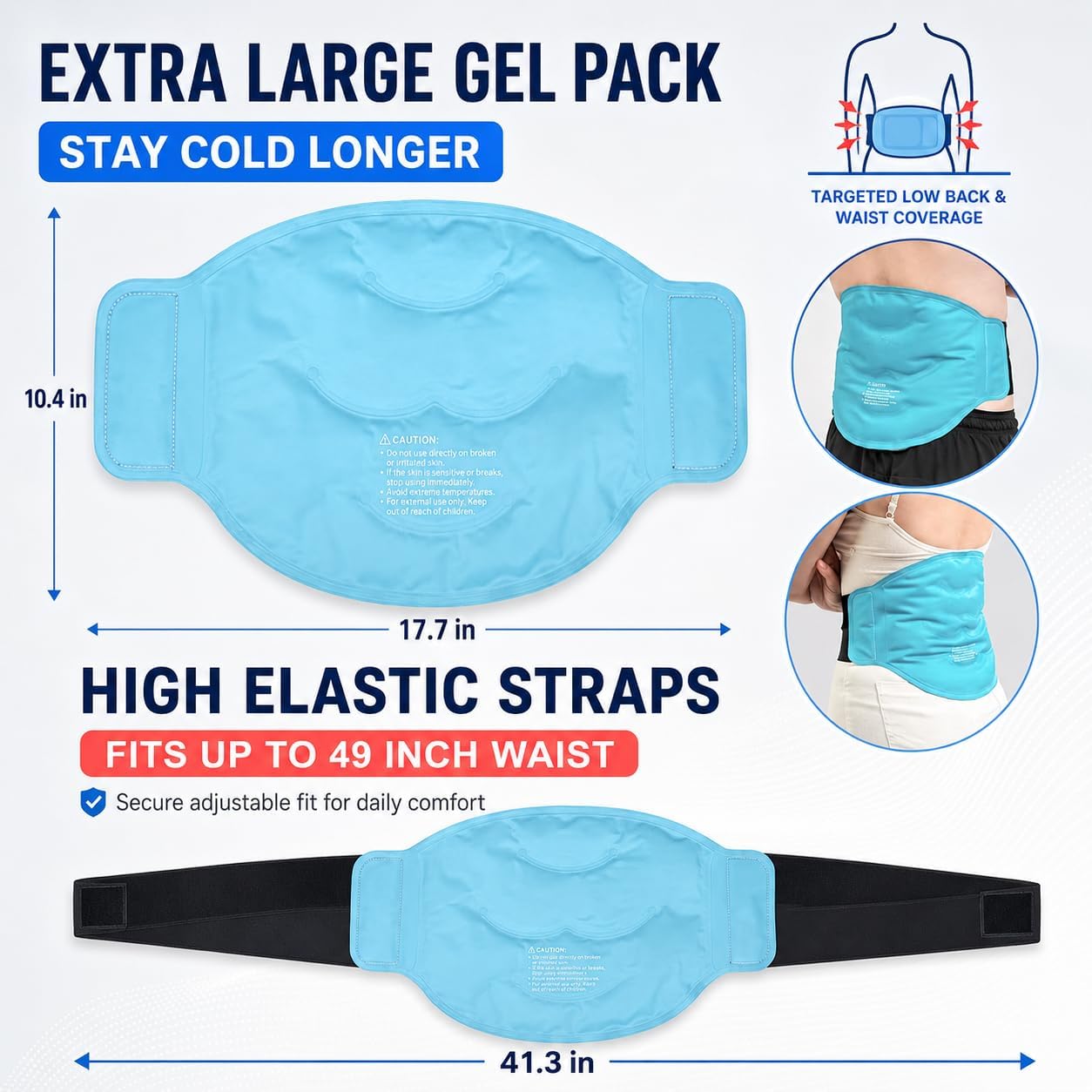 Neck and Shoulder Ice Pack for Pain Relief, Extra-Large Reusable Hot & Cold Gel Wrap, Therapy for Rotator Cuff, Muscle Spasms, Swelling, Surgery Recovery – Long-Lasting Cold Compress