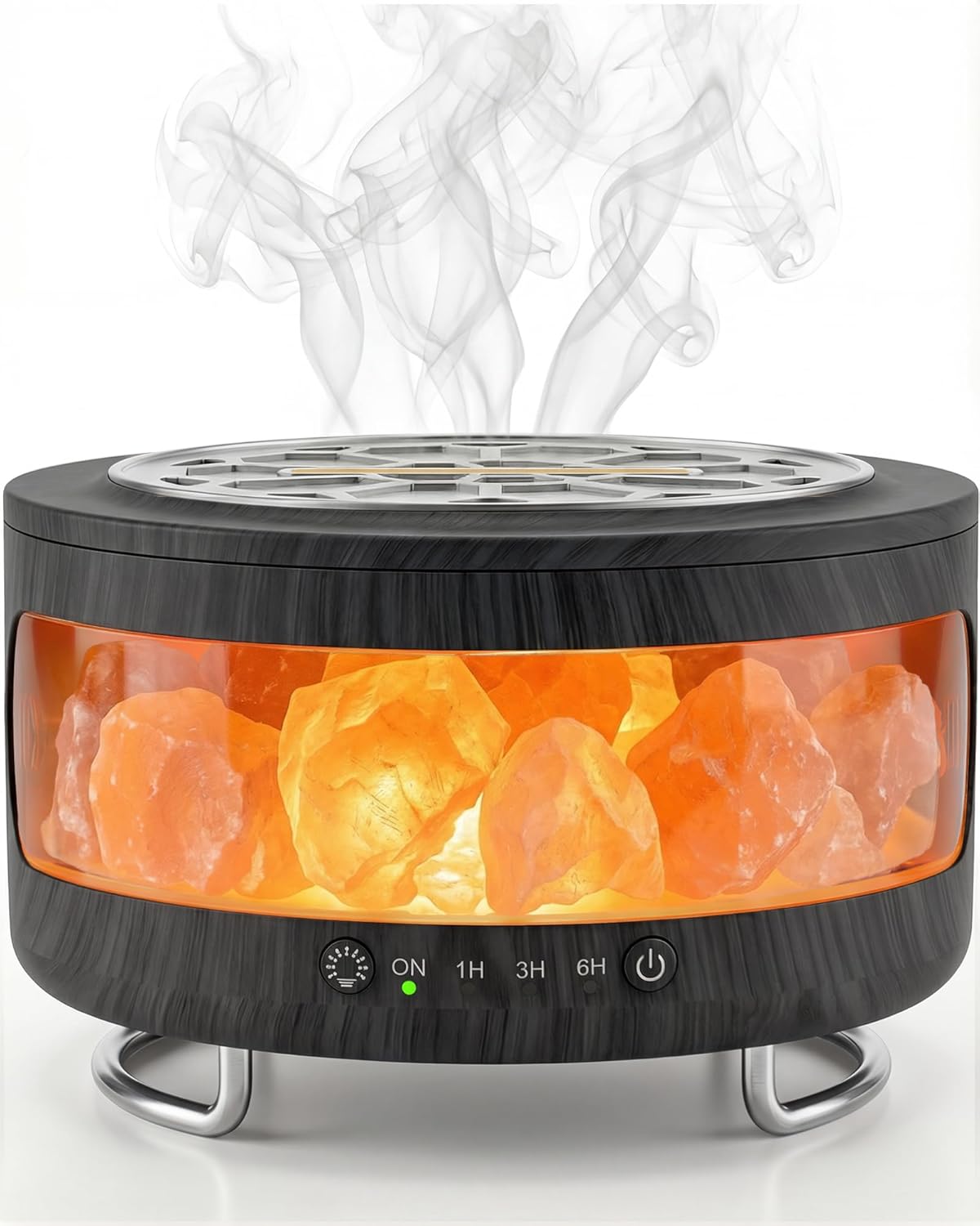 Essential Oil Diffuser with Himalayan Salt Lamp, Scent Diffusers for Home