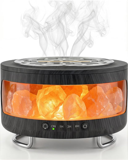 Essential Oil Diffuser with Himalayan Salt Lamp, Scent Diffusers for Home