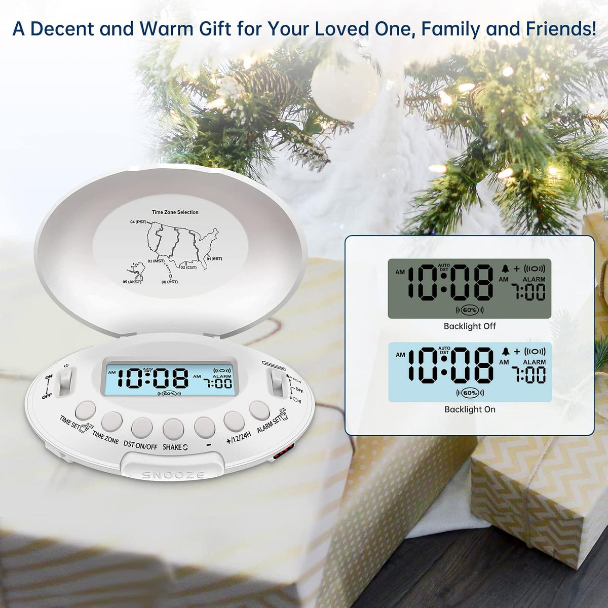DreamSky Vibrating Alarm Clock for Heavy Sleepers Adults Under Pillow